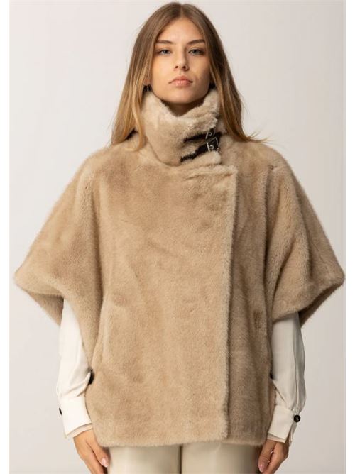 Cappa in ecopelliccia beige Pinko Pinko | 103837-A2PI.C60